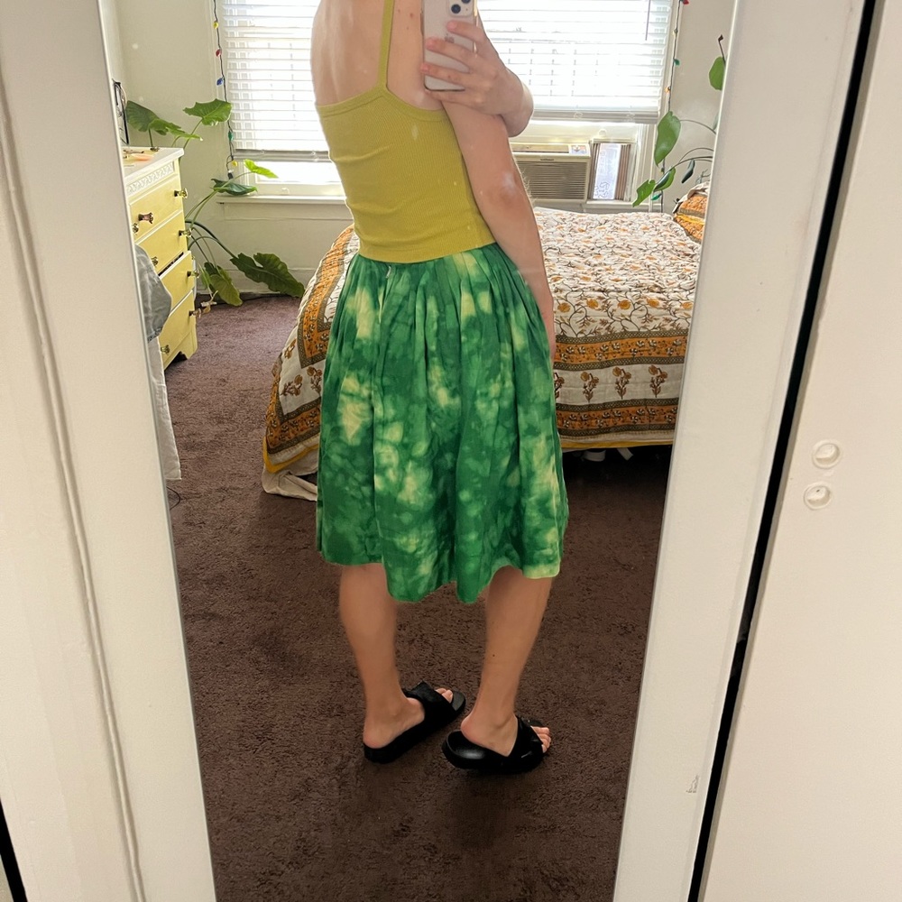 Upcycled vintage skirt, size 6 - Picture 3 of 4